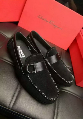 Salvatore Ferragamo Business Casual Men Shoes--117